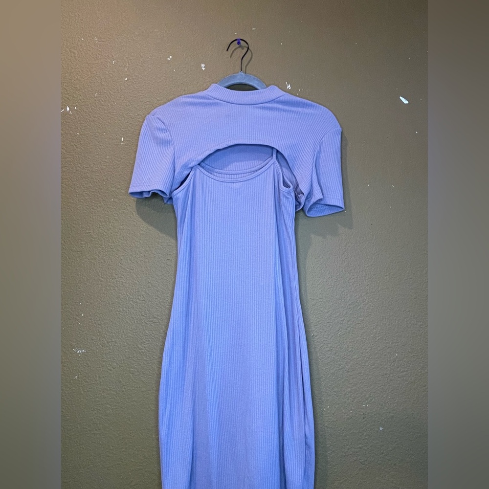 SHEIN Lavender Mini Dress